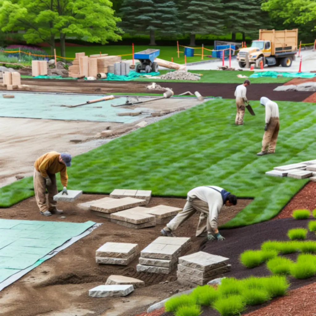 Fachowa instalacja elementów twardych i konstrukcji ogrodowych